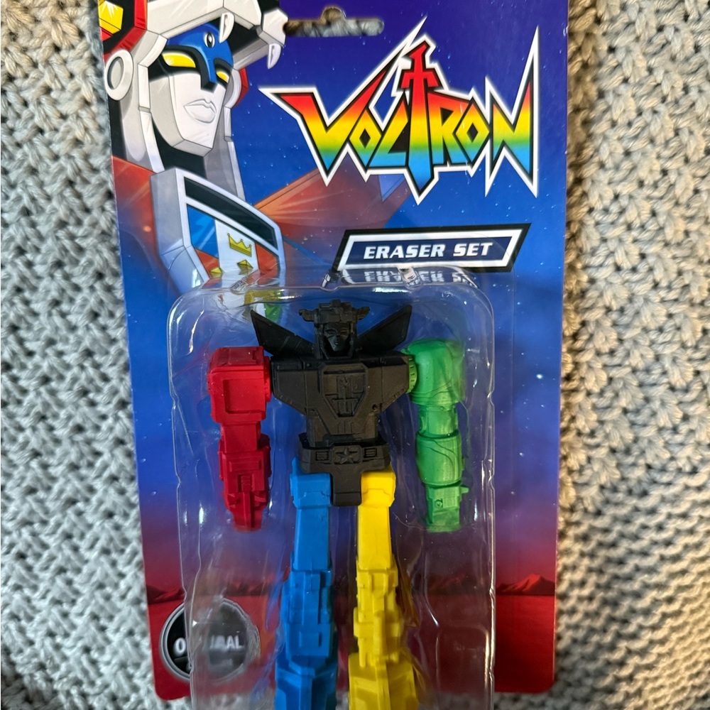 Voltron Eraser Set